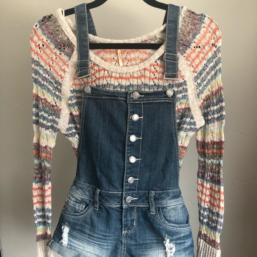 Knit Sweater + Overall Shorts bundle!
